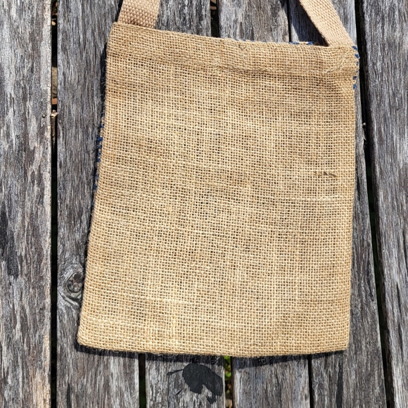 DMB Firedancer Jute Burlap Shoulder Bag Purse - Picture 4 of 7